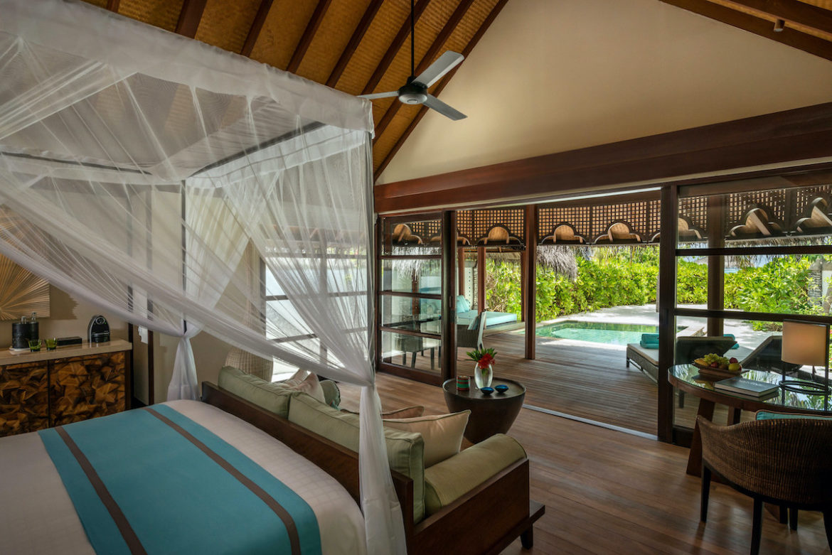 Beachbungalow im Resort Kuda Huraa Malediven